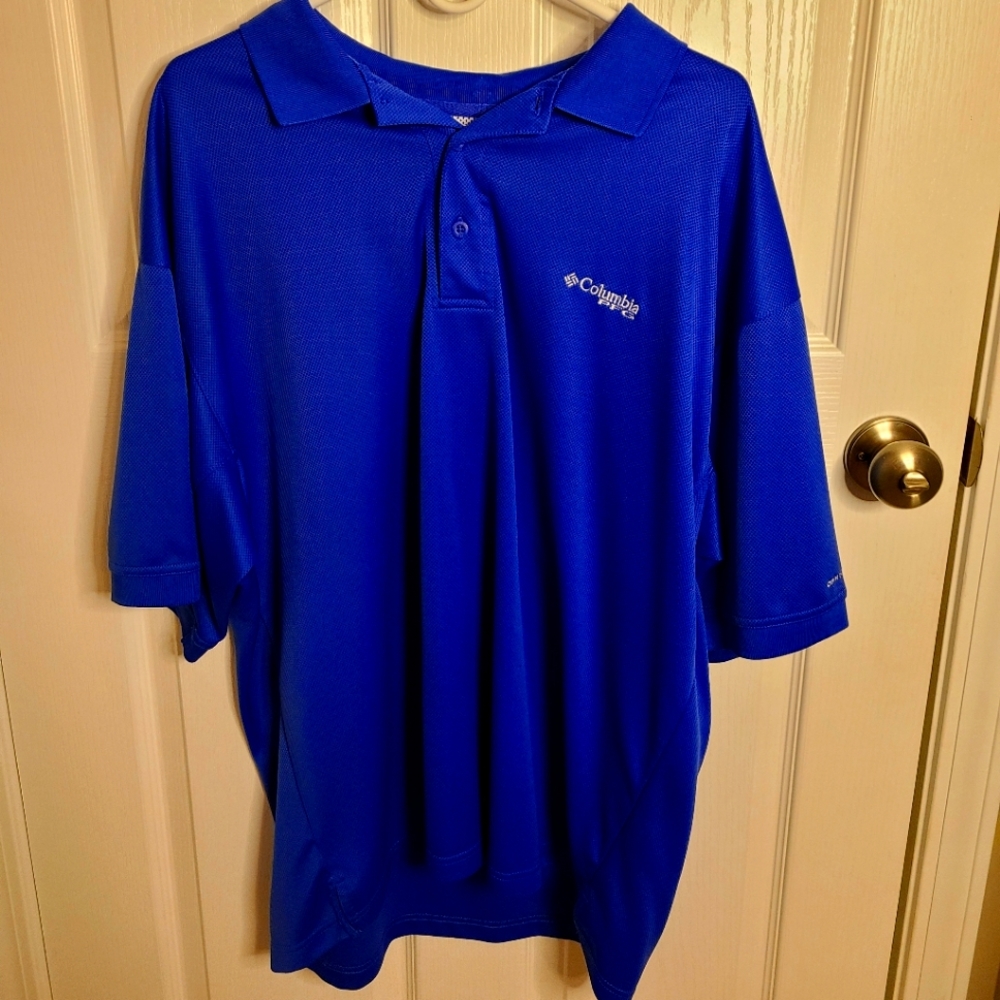 Blue Columbia Men's Shirt